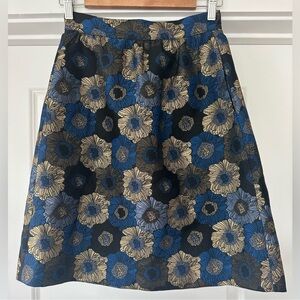 Sezane Jacquard midi skirt size 6 / 38